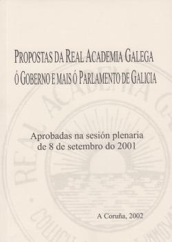 Propostas da Real Academia Galega ó goberno